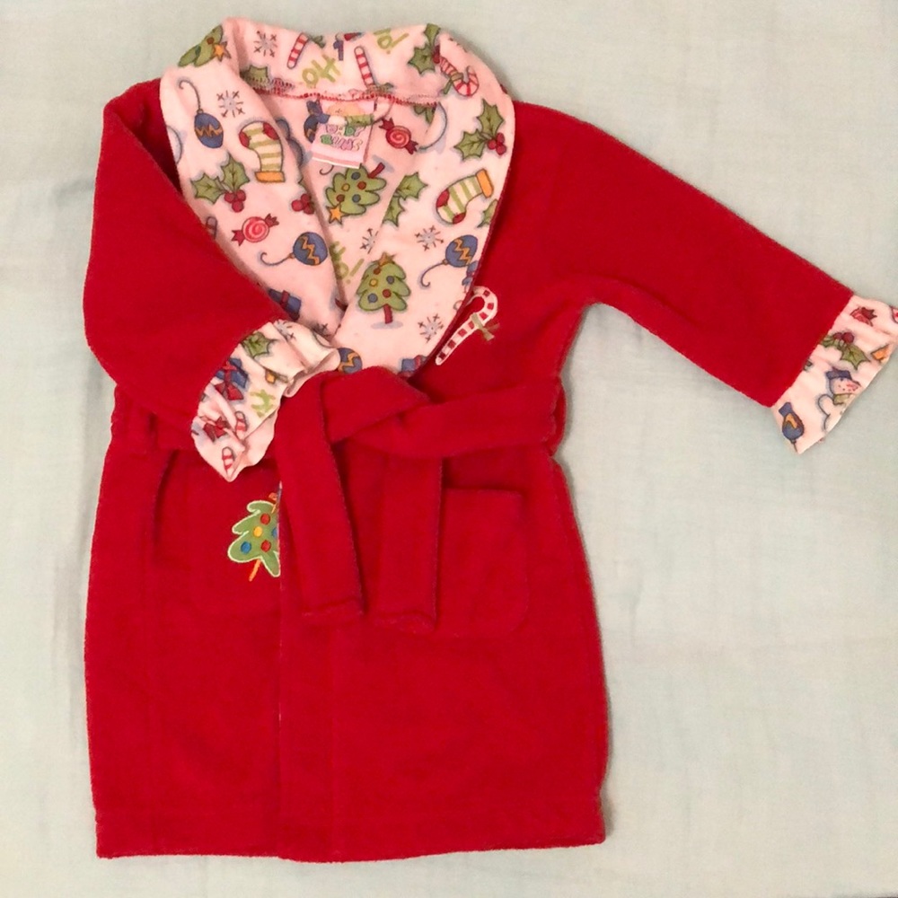 Baby Buns girls infant Christmas robe